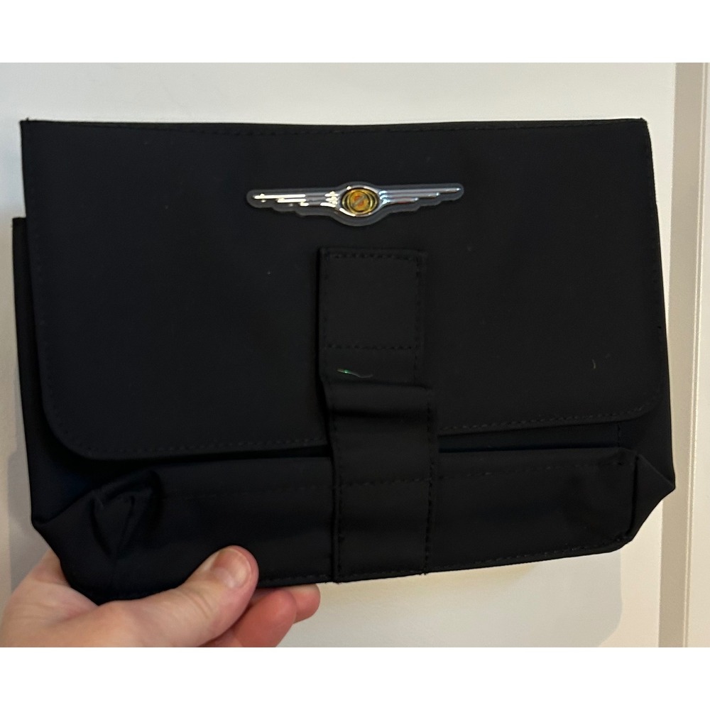 Chrysler Black Nylon Document Organizer Folder Owner Manual